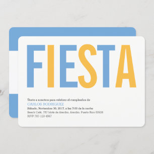 Argentinië Party uitnodiging