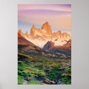 Argentinië, Patagonia, Los Glaciares National Park Poster