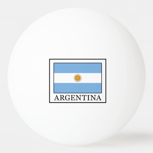 Argentinië Pingpongballen (Voorkant)