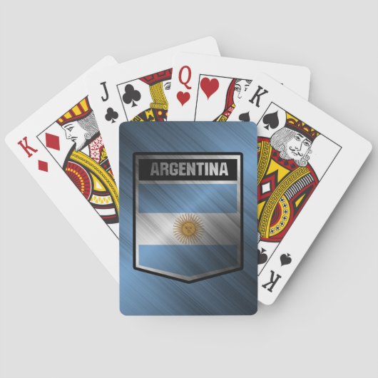 Argentinië Pokerkaarten (Achterkant)