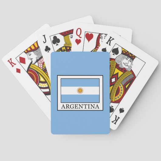 Argentinië Pokerkaarten (Achterkant)