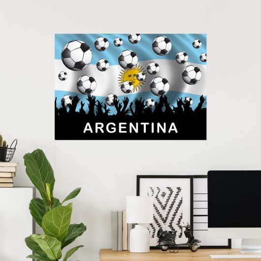 Argentinië Poster (Thuiskantoor)