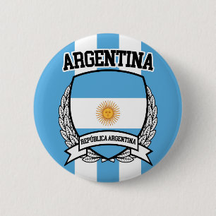 Argentinië Ronde Button 5,7 Cm