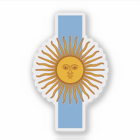 Argentinië Sticker (Voorkant)