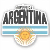 Argentinië Sticker (Voorkant)
