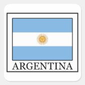 Argentinië Vierkante Sticker (Voorkant)