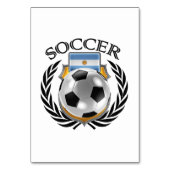 Argentinië Voetbal 2016 Fan Gear Kaart (Voorkant)