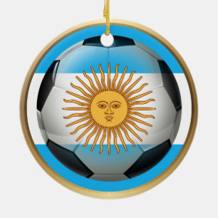 Argentinië Voetbal Keramisch Ornament