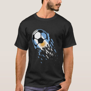 Argentinië Voetbal Nationale Vlag Football Fan Jer T-shirt