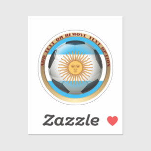 Argentinië Voetbal Sport Sticker