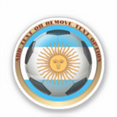 Argentinië Voetbal Sport Sticker (Voorkant)