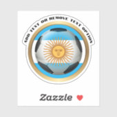 Argentinië Voetbal Sport Sticker (Vel)