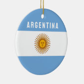 Argentinië Zuid-Amerika Vlag Buenos Aires Keramisch Ornament (Rechts)
