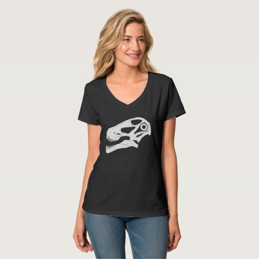 Argentinosaurus Skull Fossil Hunter T-shirt (Voorkant volledig)