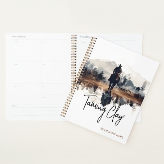 Argile d'affectation© Planificateur quotidien/mens (Devant avec enveloppe)