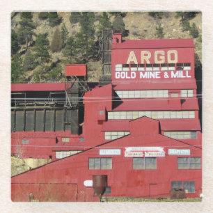 Argo Gold Mine & Mill, Idaho Springs, Colorado Glazen Onderzetter