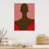 Argolas com rosto poster (Keuken)