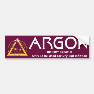 Argon Label Bumpersticker