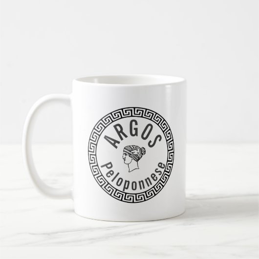 Argos - Péloponnèse (Grèce) Café Mug (Gauche)