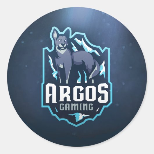 ArgosGaming_Sticker 2 Ronde Sticker (Voorkant)