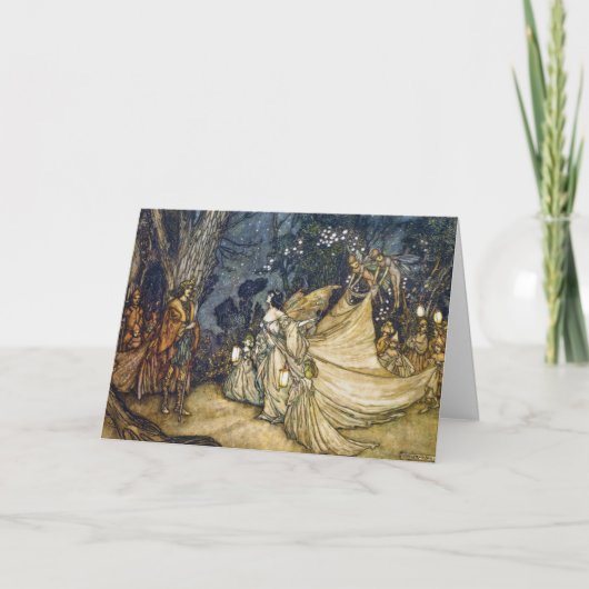 Argument d'Oberon et de Titania carte personnalisa (Devant)