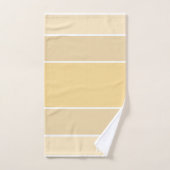 Argument jaune monogramme avec blanc (Serviette à main)