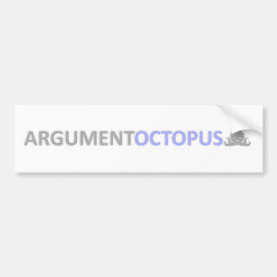 Argument Octopus Bumpersticker