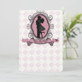Argyl Baby Shower Invitations Golf Thème (Debout devant)