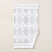 Argyle blanc (Serviette à main)