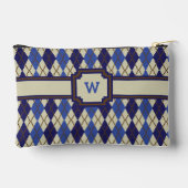 Argyle-blauwbescone Etui (Achterkant)