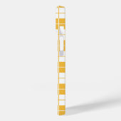 Argyle Checkerboard Plaid Yellow Case-Mate iPhone Case (Achterkant / Links)