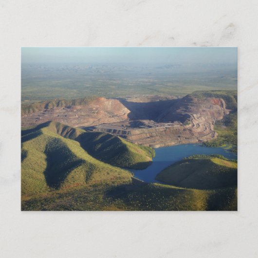 Argyle Diamond Mine Briefkaart (Voorkant)