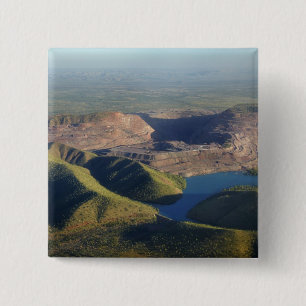 Argyle Diamond Mine Vierkante Button 5,1 Cm