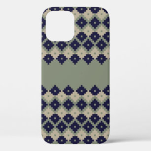 Argyle fair isle naadloze patroonontwerper, iPhone 12 hoesje