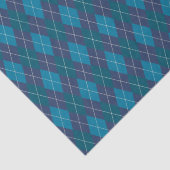 Argyle Knit Marine Blue voor Him Crafts ontkoppeli Tissuepapier (Detail)
