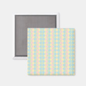 Argyle lente/Pasen pastel gekleurd patroon Magneet (Voorkant / Achterkant)