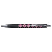 Argyle Pattern in Black en Pink Pen (Achterkant)