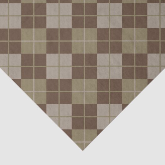 Argyle Pattern Tissuepapier (Detail)