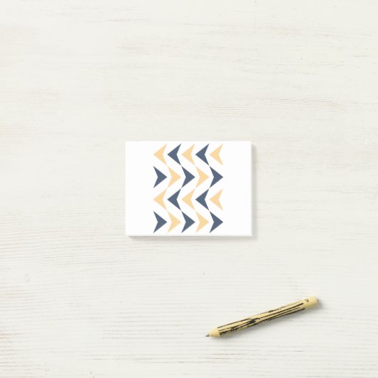 Argyle pijlen post-it® notes (Op bureau)