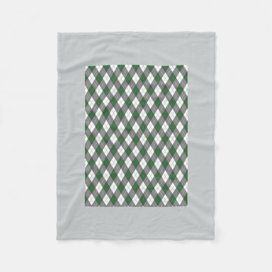 Argyle plaid fleece deken (Voorkant)