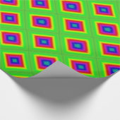 Argyle Retro Funny Fab Cadeaupapier (Hoek)