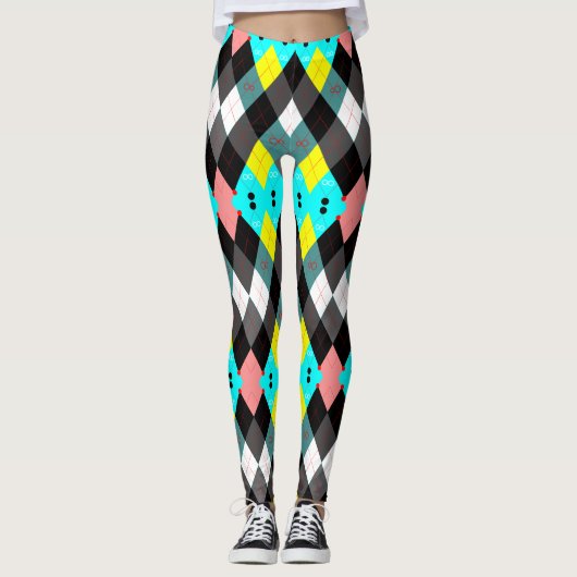 Argyle Revisited 7 Leggings (Voorkant)