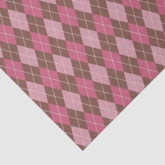 Argyle Stijlroze op  schouderblad Tissuepapier (Detail)
