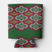 Argyle sweater textuur blikjeskoeler (Voorkant)