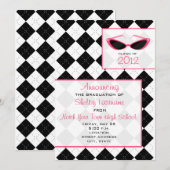 Argyle & zonnebril 2012 Afstudeeraankondiging Kaart (Voorkant / Achterkant)