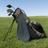 Argyll District Tartan met monogram/initialen Golfhanddoek (Groen)