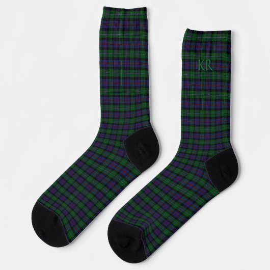 Argyll District Tartan met monogram/initialen Sokken (Links)