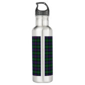 Argyll District Tartan met monogram/initialen Waterfles (Achterkant)