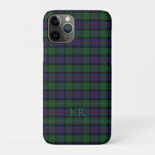 Argyll District Tartan met monogram / naam iPhone 11 Pro Hoesje