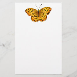 Argynnis Fritillary Butterfly Stationery Briefpapier